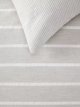 Pyjama Stripe Duvet Cover Set,Natural