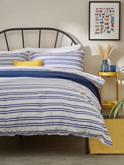 Basic Stripe Duvet Cover Set